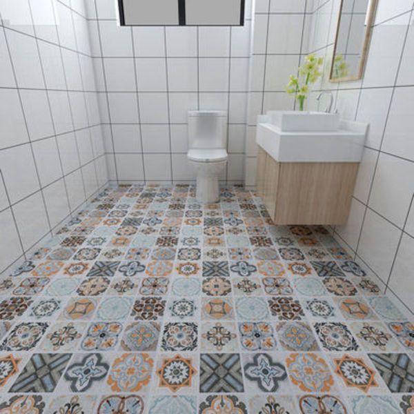 

wallpapers pvc floor sticker self-adhesive bathroom toilet waterproof kitchen oil-proof tile thick
