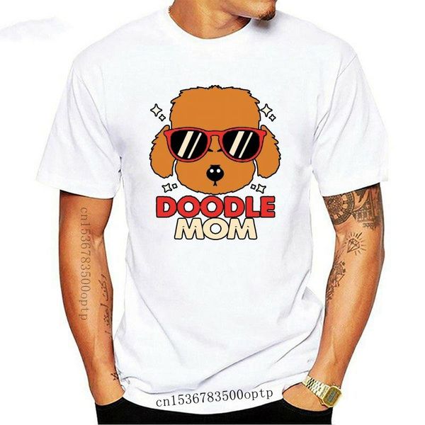 

men's t-shirts customized doodle dog goldendoodle golden retriever poodle t-shirt women crew neck fashion tee shirt plus size s-5xl hip, White;black
