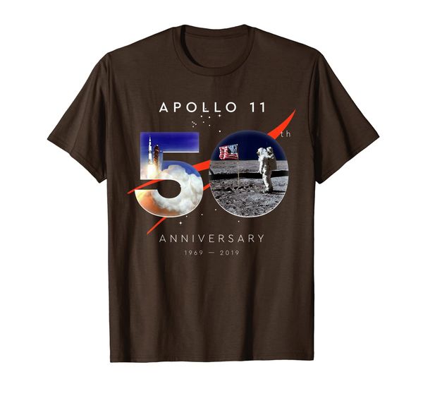 

apollo 11 50th anniversary shirt moon landing july 20, 1969 t-shirt, White;black