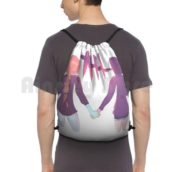 

meg & feng backpack drawstring bags gym bag waterproof dead by daylight deadbydaylight min fengmin