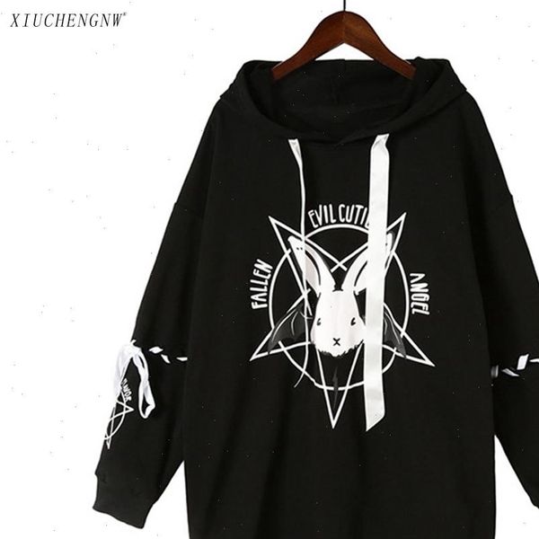 

dress oversized white clothing womens hoodie winter coat long sleeve, Black