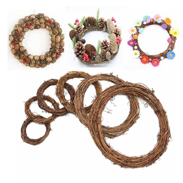 

decorative flowers & wreaths easter rattan garland artificial flower diy wreath scrapbook craft for wedding home party supplies