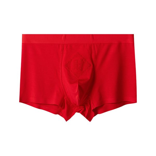 

benmingnian new rich pants, underwear, couple, 2 men's red gift boxes, Black;white