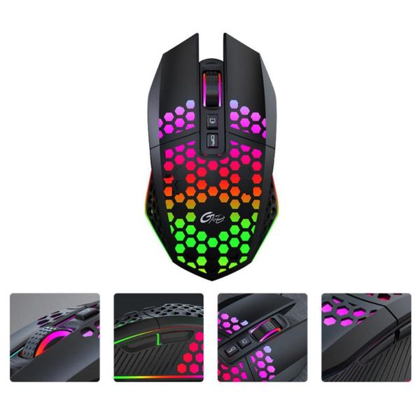 

1pc home office wireless computer accessory rgb game work mice