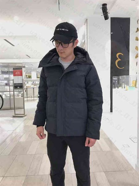 

2022 shopping canada canadian coats mens down ets vte homme outdoor winter jassen outerwear big fur hooded teau coat hiver parkas, Black