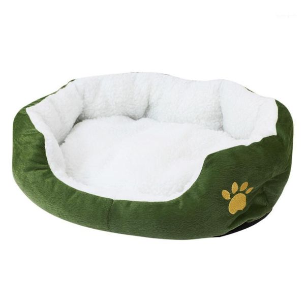 

cat beds & furniture pet dog puppy fleece warm bed house plush cozy mat pad1