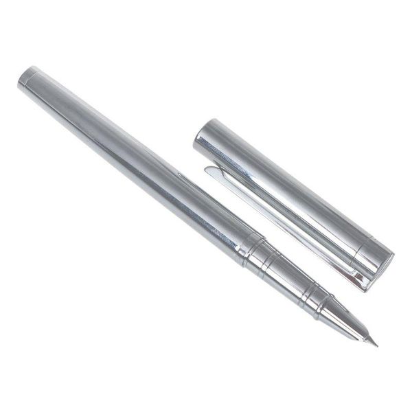 

fountain pens jinhao 126 executive complete silver fine hooded nib pen 24ta
