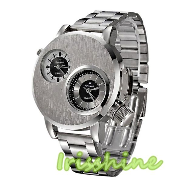 

ladies watches women men stainless steel date military sport quartz clock analog wristwatch dress gfit montre femme fn5 wristwatches, Slivery;brown