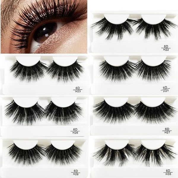 

false eyelashes 25mm multi layered fluffy volume lashes 3d effect reusable easy to apply ma