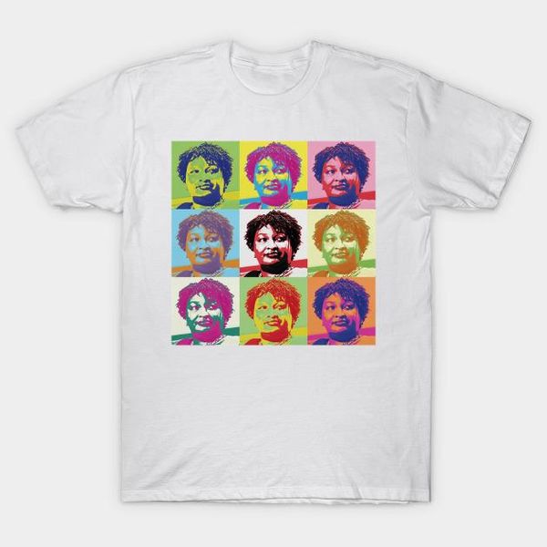 

stacey abrams superstar t-shirt funny gift for friend valentine gift idea, White;black