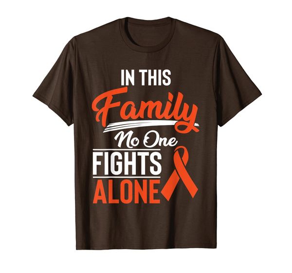 

Leukemia Cancer In This Family No One Fights Alone T-Shirt, Mainly pictures