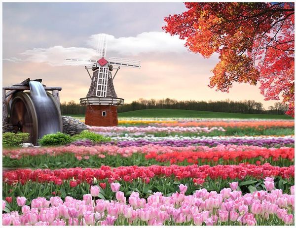 

wallpapers custom mural 3d po wallpaper oil painting lavender flowers beautiful landscape living room home decor for wall 3 d