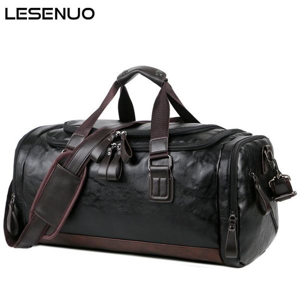 

travelling bag leather sports bags pu dry wet men training for shoes fitness yoga travel luggage shoulder sac duffel