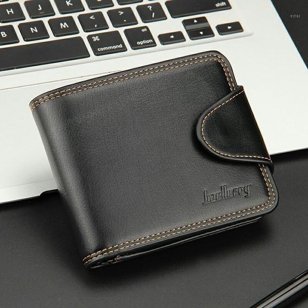 

small men wallets holders zipper famous handmade leather wallet coin pocket male purse clutch black1, Red;black