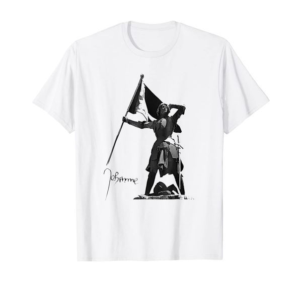

st. joan of arc, White;black