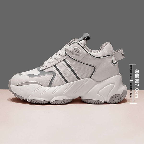 

soled new thick casual shoes women's in spring 2021 el9b i4dy, Black