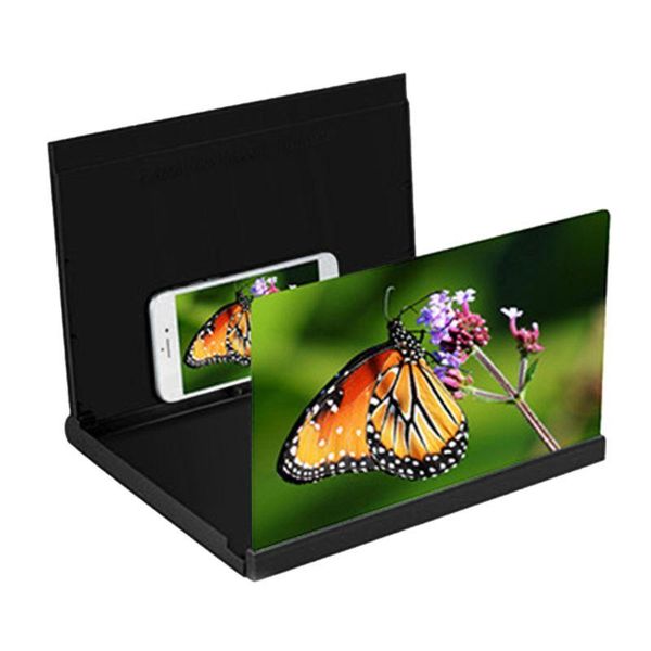 

12/14 in screen magnifier smart mobile phone for watching movies video 77ub cell mounts & holders