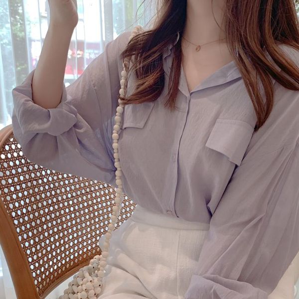 

womens shirts white shirt spring casual female women long linen cotton girls blouse autumn plus size purple blouses femme