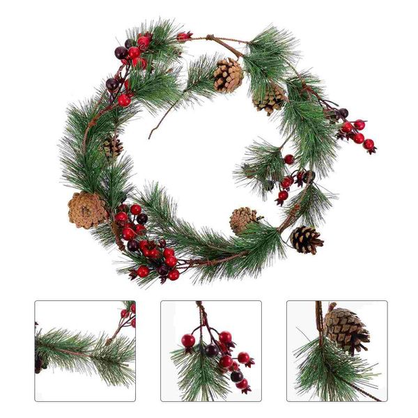

christmas decorations 1pc embellishment hanging fake rattan durable ornament