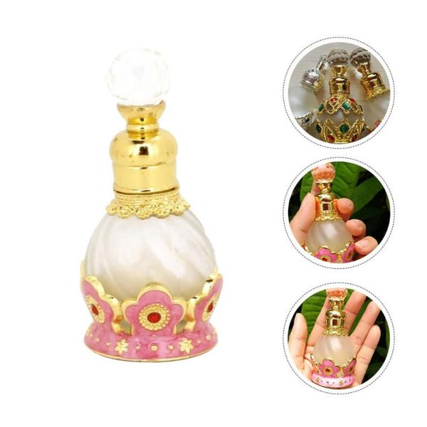 

storage bottles & jars 15ml glass perfume empty bottle essential oil container