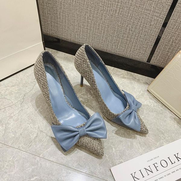 

dress shoes women's fashion heels 9cm, Black