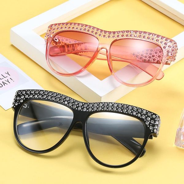 

mirrors fashion diamond-studded sunglasses