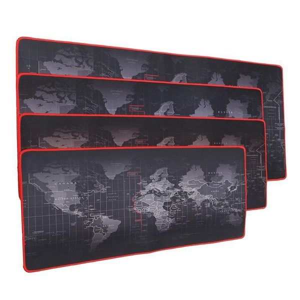 

mouse pads & wrist rests big black thickened pad gaming computer keyboard mat table antislip soft print desk for notebook lapoffice