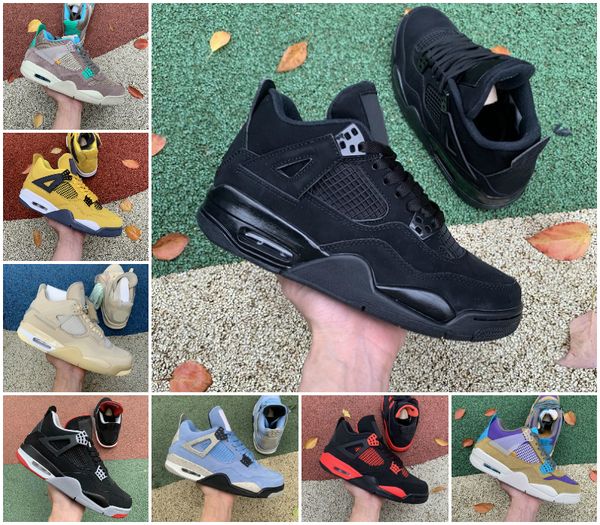 

jumpman 2022 university blue 4 white oreo bred 4s basketball shoes shimmer black cat paris fire red metallic purple cool grey thunder men de