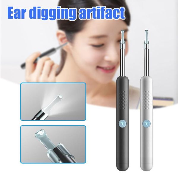 

ear wax removal endoscope cleaning camera with 6 adjustable led lights compatible ios & android ali88 bath accessory set