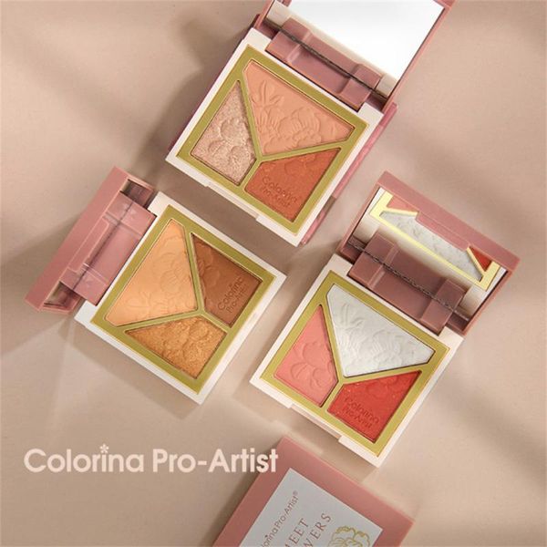 

eye shadow glitter 3 colors eyeshadow palette matte repairing blush shimmer soft touch long lasting pigmented brighten eyes makeup cosmetic