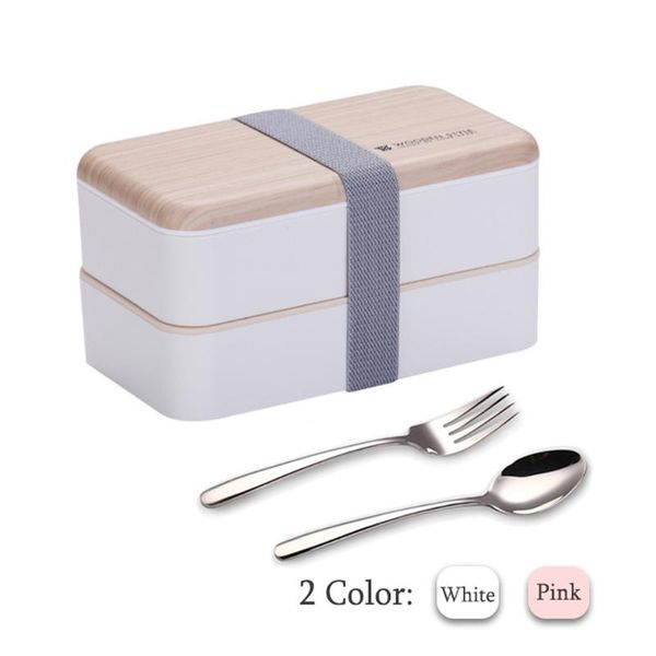 

dinnerware sets microwave lunch box with spoon fork wheat straw storage container children kids school office portable bento