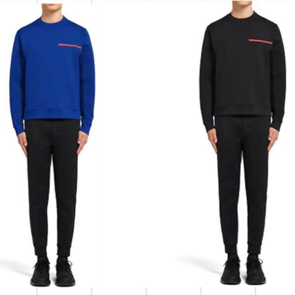 

20ss rs men's hoodies womens sweatshirt classic men hoodie autumn winter round neck long sleeve hooded pullover quality sweatshirts jac, Black