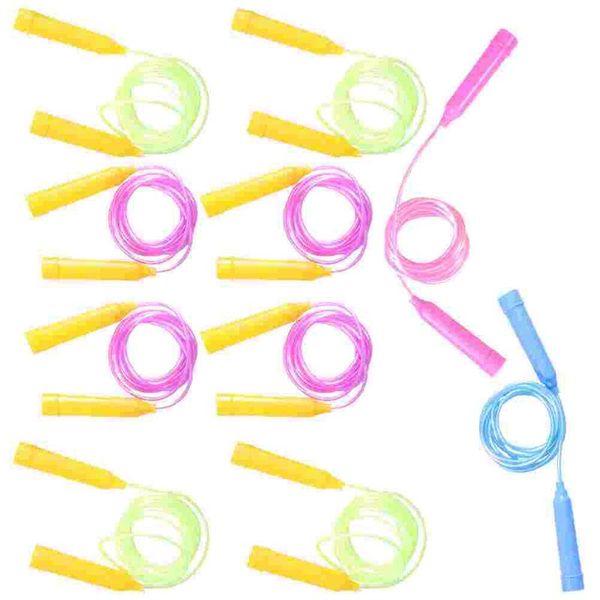 

jump ropes 10pcs adjustable length jumping kids sports fitness skipping