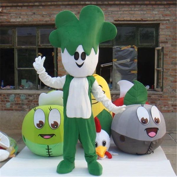 Halloween Chinês Repoly Mascot Traje de Alta Qualidade Dos Desenhos Animados Vegetais Plush Anime Tema Caráter Adulto Tamanho Natal Carnaval Festa de Aniversário Festa Fantasia