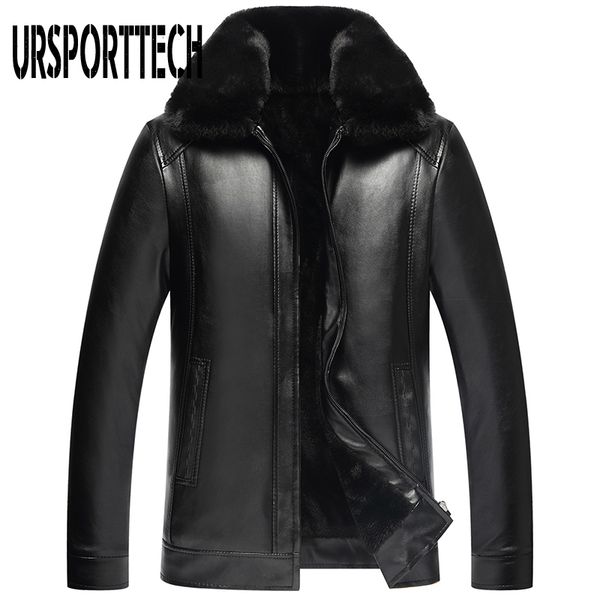 

faux fur men's et, brand clothing, thick veet, large 4xl, Black