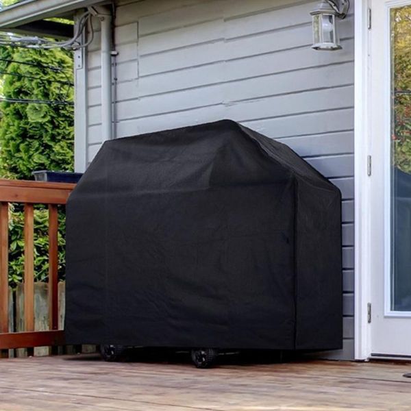 

tools & accessories heavy duty outdoor waterproof drawstring bbq grill cover home garden washable kitchen tool patio anti dust universal