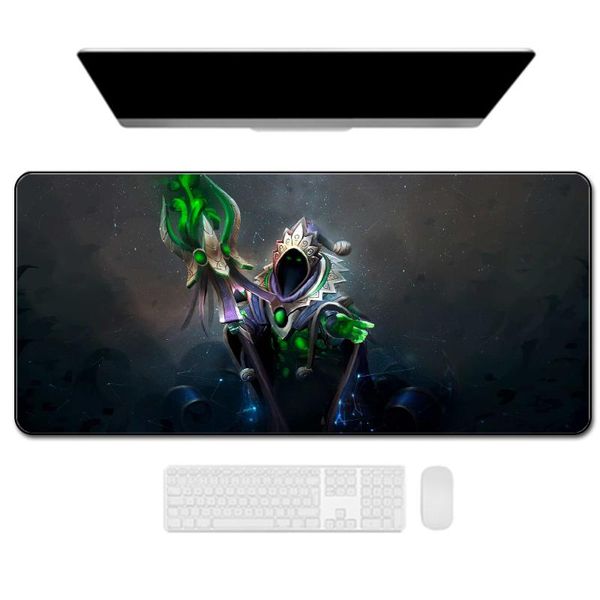 

mouse pads & wrist rests magician game anime pad lapaccessories table mat rubber non-slip office keyboard cooked lentil carpet waterproo
