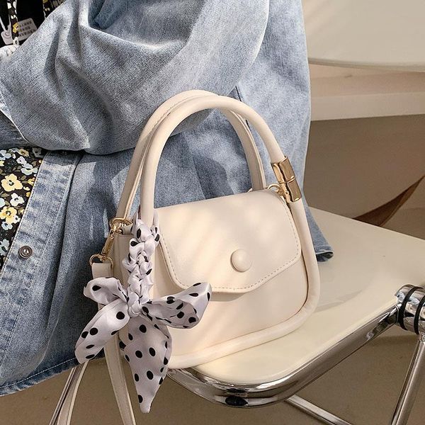 

scarves design mini pu leather solid color crossbody shoulder bag for women 2021 trendy luxury travel handbags tote cross body