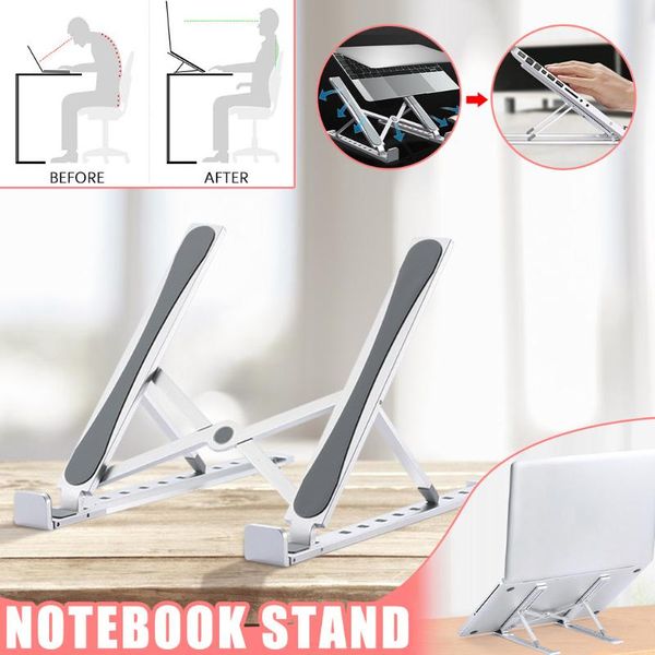 

laptablet stand portable folding anti-skid angle height adjustable bracket home office for all tablets cell phone mounts & holders