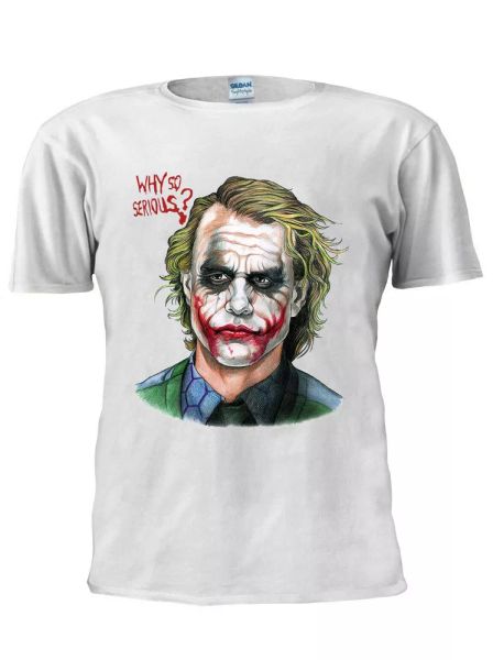 

Why So Serious Funny Joker T-Shirt Inspired Men Women Unisex Trendy Tshirt M369, Mainly pictures