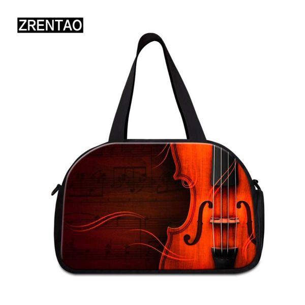 

duffel bags zrentao musical cotton travel fashion traveling duffle large capacity mommy with shoes pocket weekend