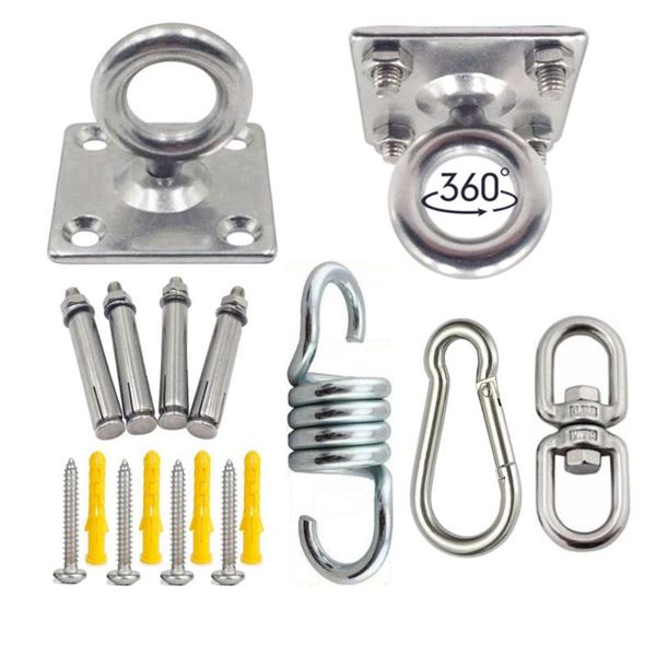 

camp furniture 304 stainless steel ceiling hanging kit anchor suspension bracket hook hanger for yoga hammock swing chair sandbag