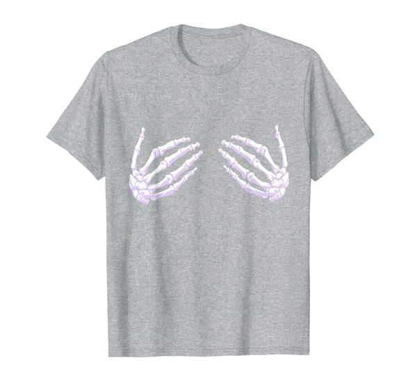 

"Skeleton Hands boobies shirt":"nip slip tee"titties tshirt" T-Shirt, Mainly pictures