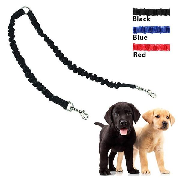 

dog collars & leashes walking rope plastic lead elastic 14.5*9.6cm double traction