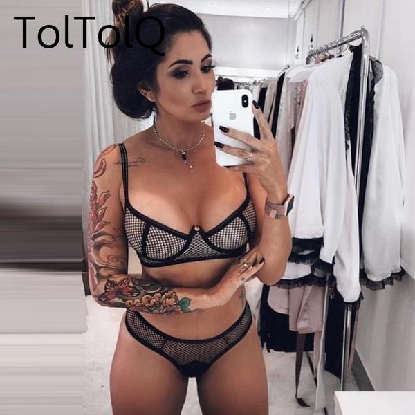 

women's jumpsuits & rompers lace chest wrapped yarn perspective beach wear suit 2 piece set hollow out summer mesh, Black;white