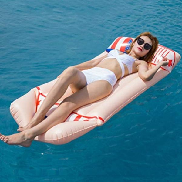 

life vest & buoy swimming pool framed outdoor game for adults float interactive above-ground hammock inflatable water