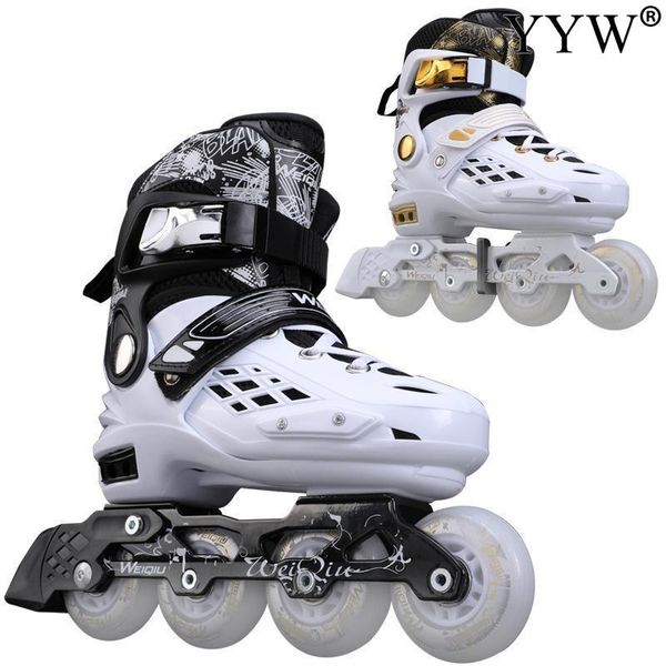 

inline 4 wheels 1 row line outdoor beginner sports flat figure flash 2021 girl women kids teenager roller skates skating sliding