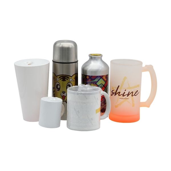 

white sublimation shrink wrap for tumblers, mugs, cups