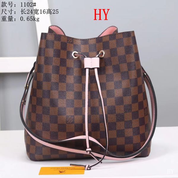 

designer new classic women's handbag bucket bags leather shoulder bag wallet