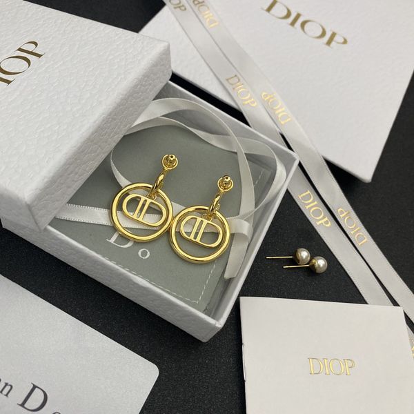 

s925 silver needle home earrings pearl fashion net red 2021 new earrings, Golden
